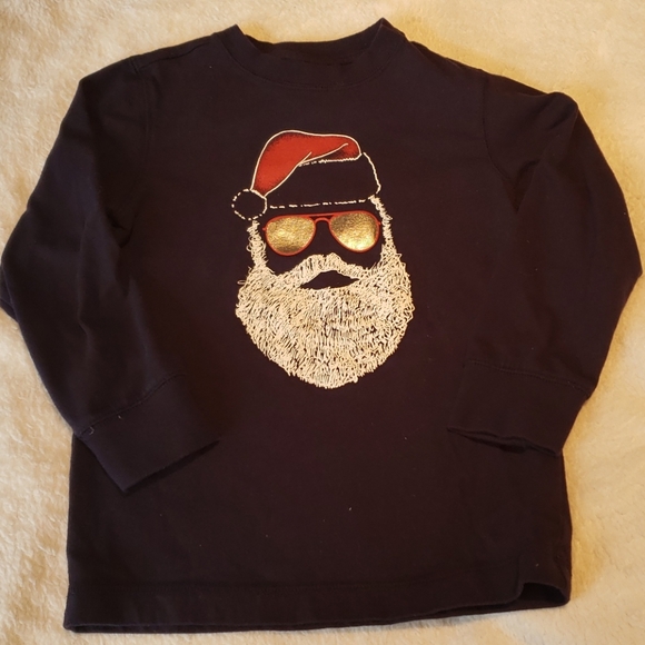 Lot of 2 - Boys Gymboree Holiday/Santa LS Shirts - Picture 2 of 7